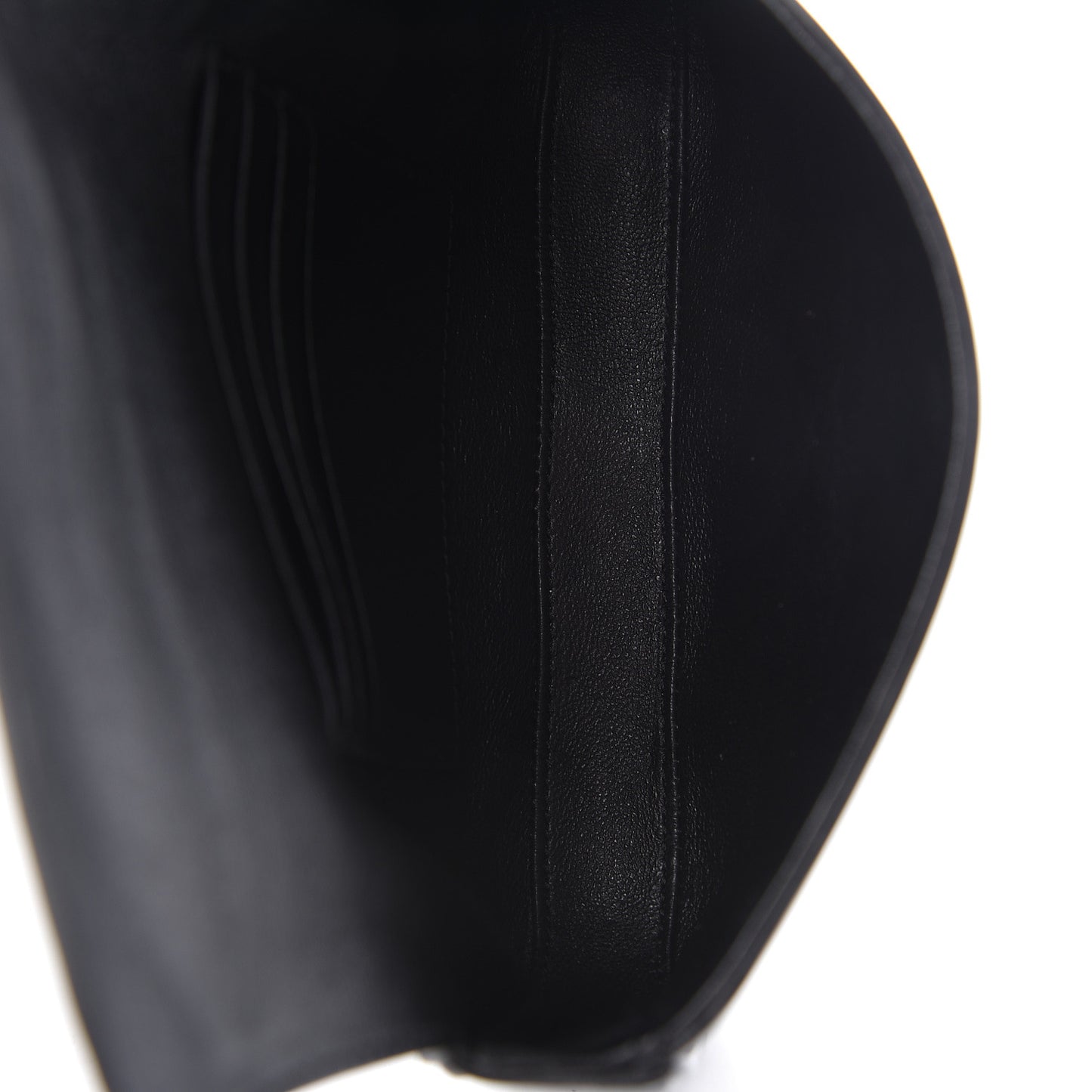 Smooth Calfskin Tassel Belt Bag Black