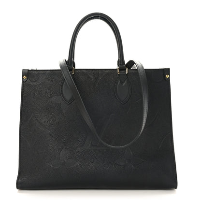 Louis Vuitton Empreinte Monogram Giant Onthego MM Black 1 of 8