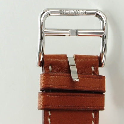 Hermes Stainless Steel Barenia 29mm Cape Cod Double Tour Quartz Watch Fauve 10 of 10