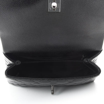 Chanel Caviar Quilted Mini Coco Handle Flap So Black 7 of 9