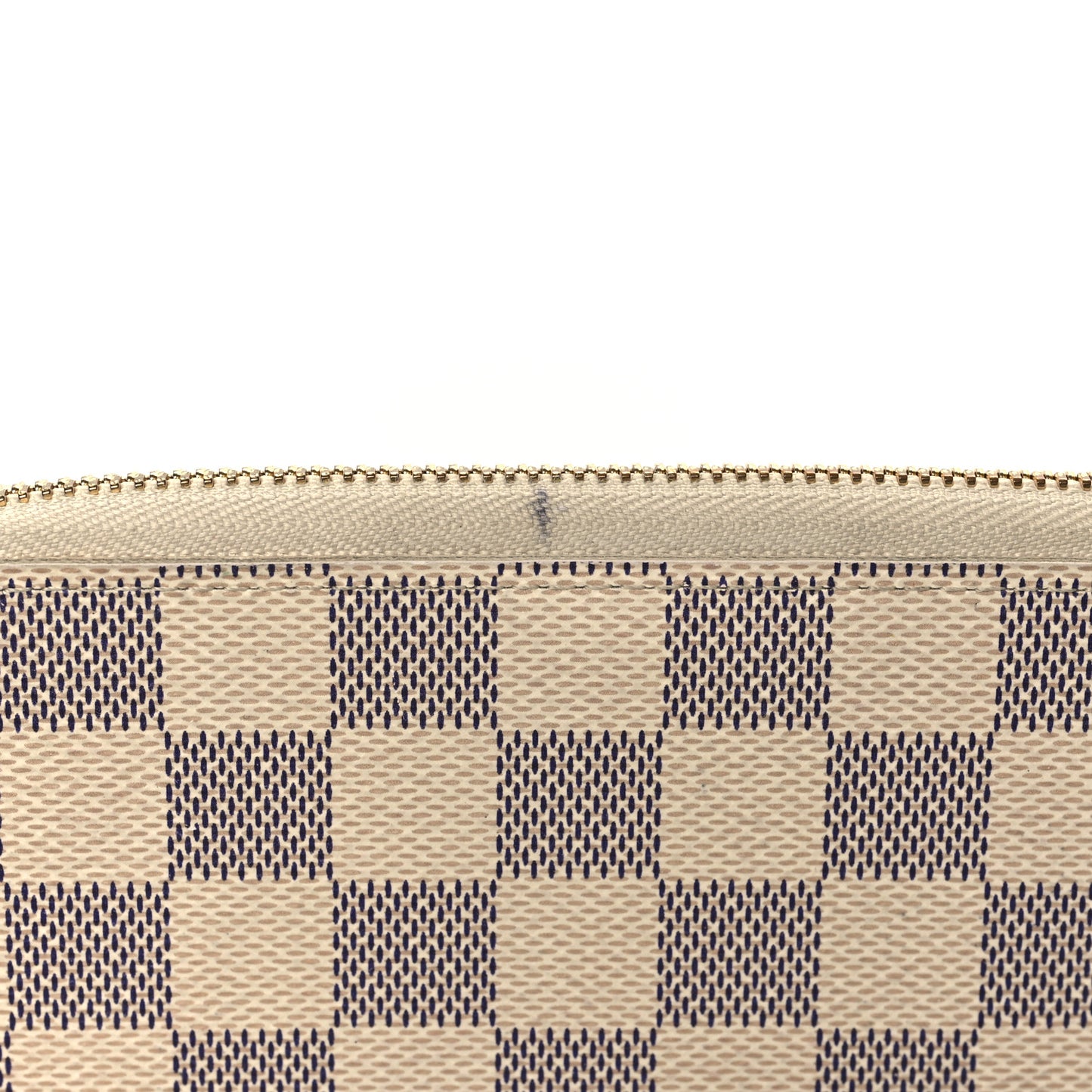 Damier Azur Clemence Wallet Rose Ballerine