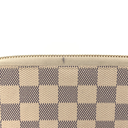 Louis Vuitton Damier Azur Clemence Wallet Rose Ballerine 10 of 10