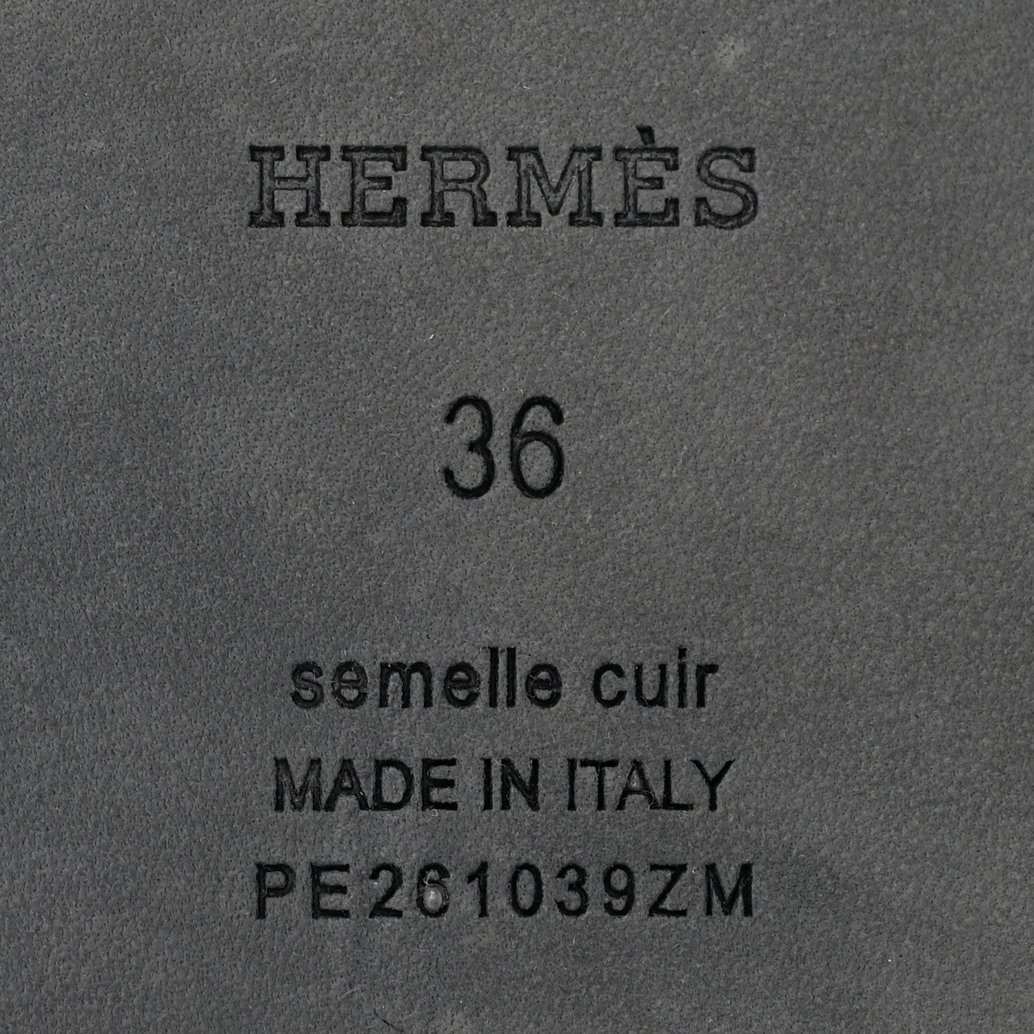 Hermes Metallic Goatskin Miss Sandals 36 Gris Argente 8 of 9