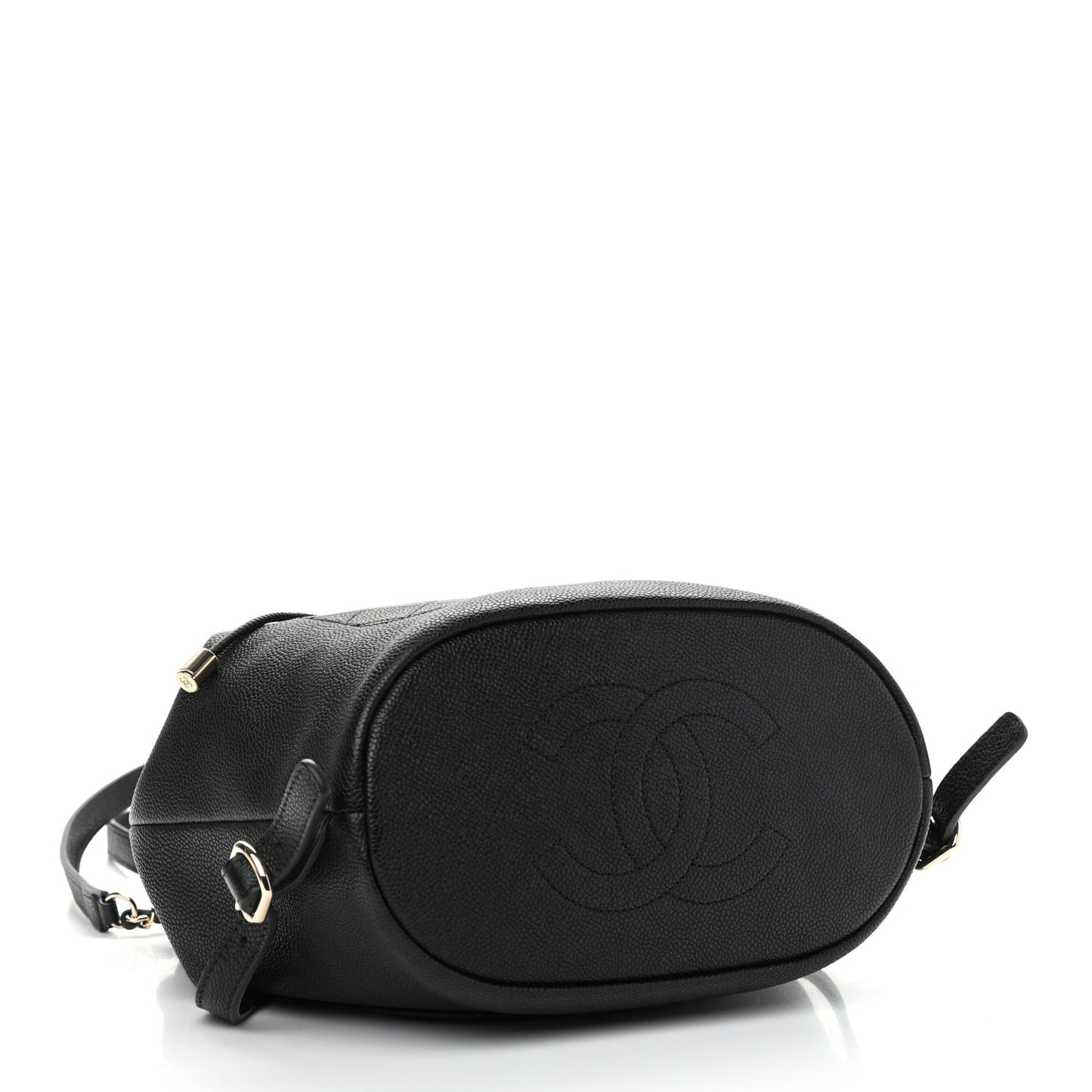 Caviar Quilted Backpack Black