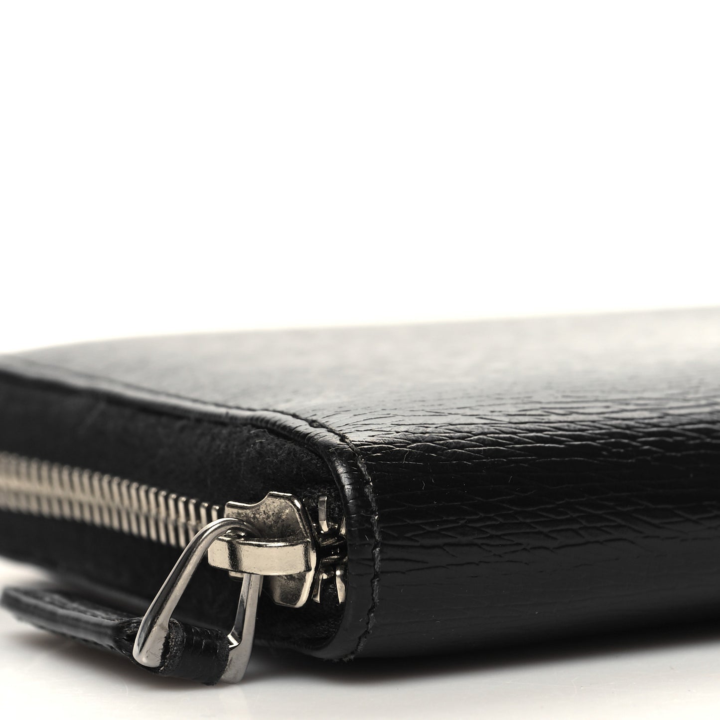 Calfskin GG Zip Around Wallet Black