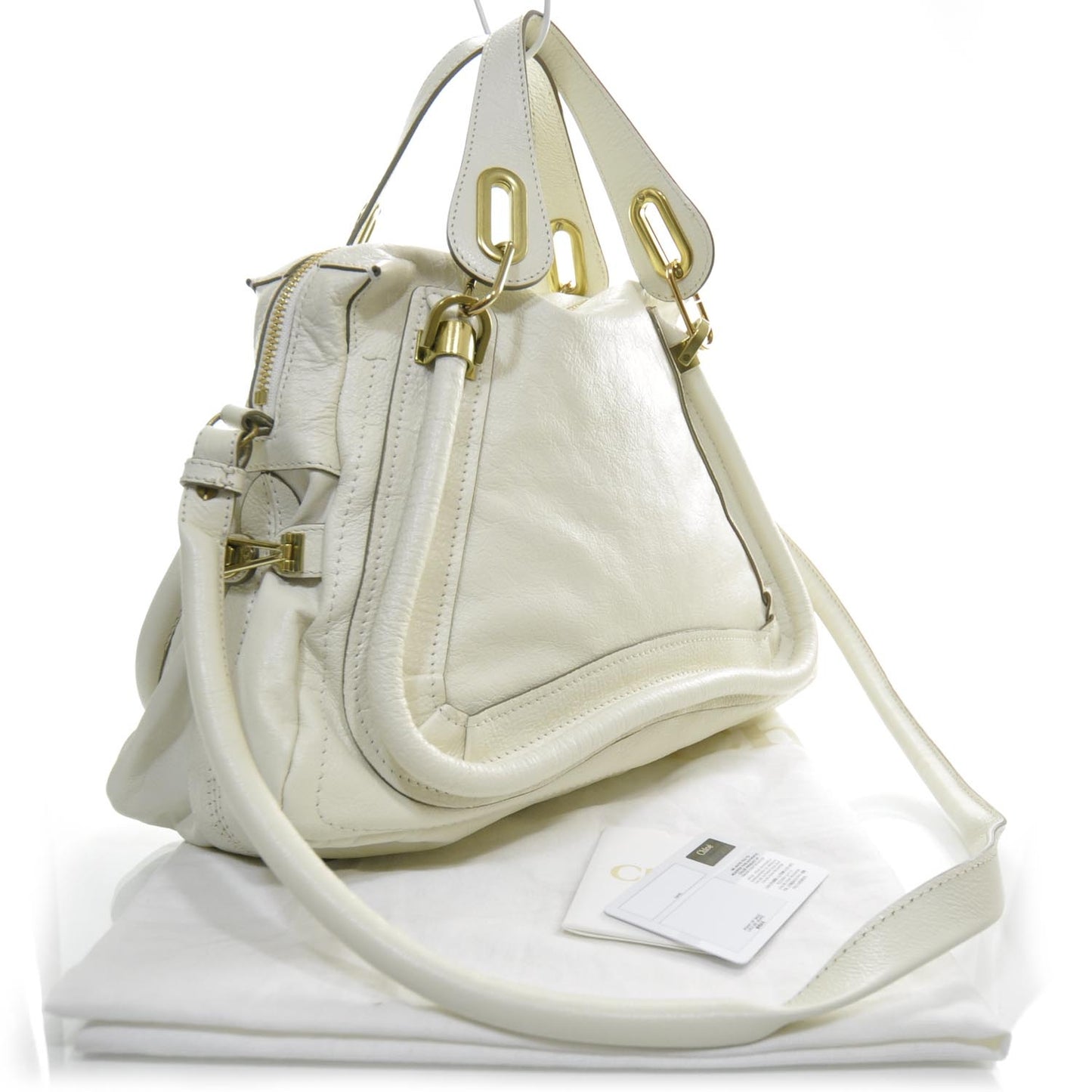 Calfskin Medium Paraty Cream