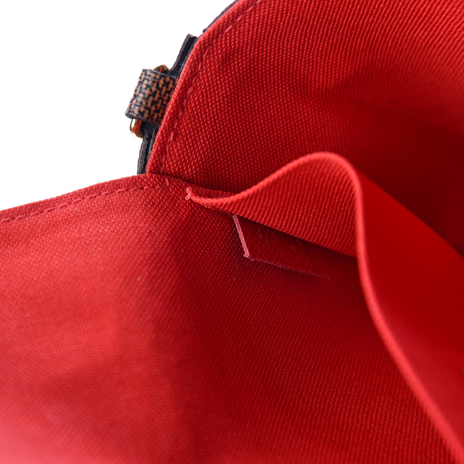 Louis Vuitton Damier Ebene Pochette Felicie Chain Wallet 10 of 12