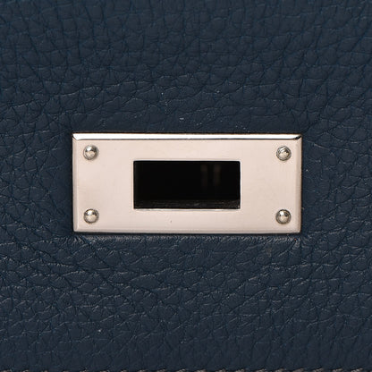 Hermes Taurillon Clemence Kelly Retourne 32 Bleu De Prusse 18 of 32