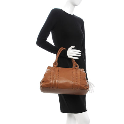 Bottega Veneta Nappa Perforated Scalloped Tote Noce 2 of 7