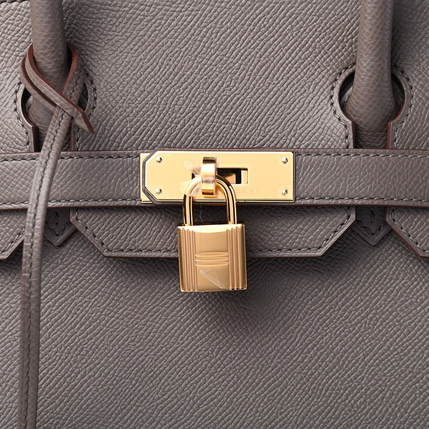 Hermes Epsom Birkin Sellier 30 Etain 8 of 11