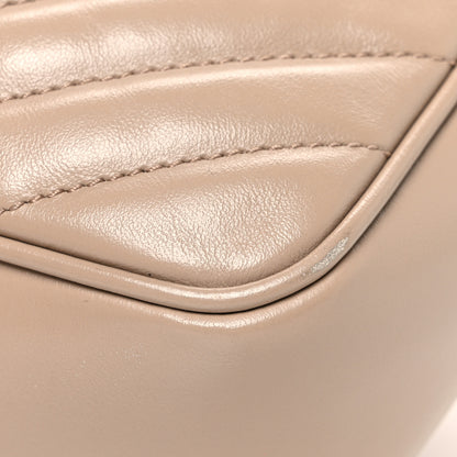 Saint Laurent Calfskin Matelasse Monogram Lou Camera Bag Dark Beige 11 of 11