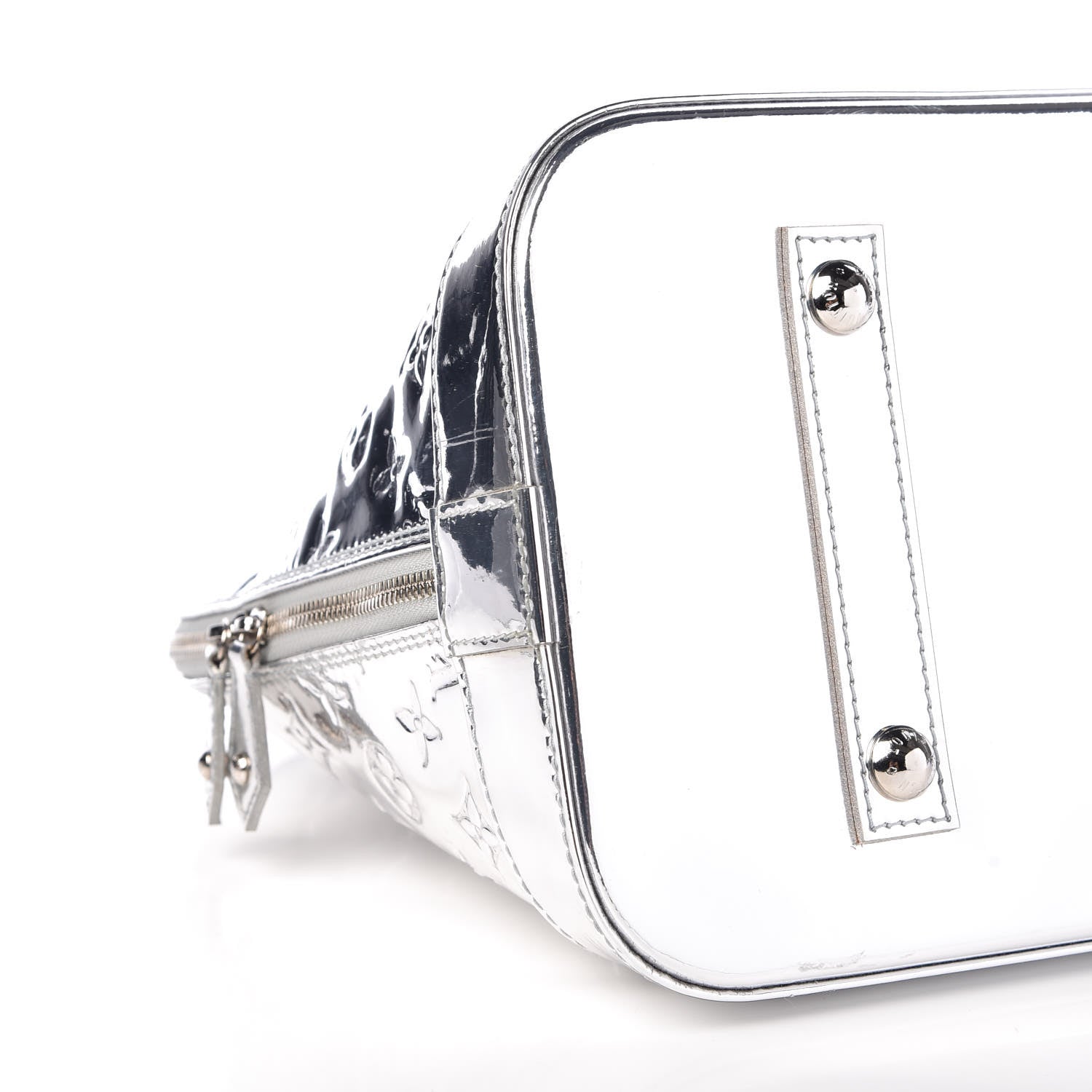 Louis Vuitton Monogram Miroir Alma MM Silver 8 of 9