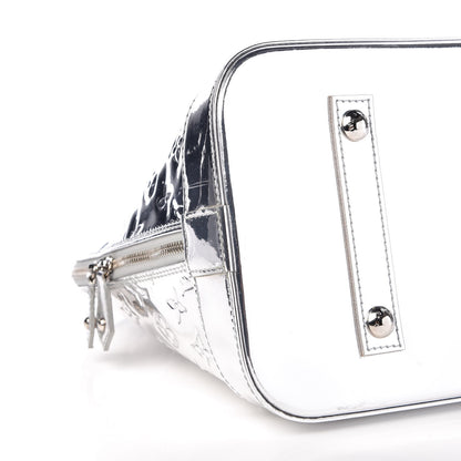 Louis Vuitton Monogram Miroir Alma MM Silver 8 of 9