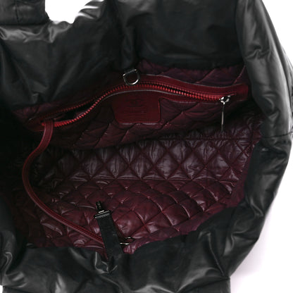 Chanel Lambskin Quilted Medium Coco Cocoon Reversible Tote Black 5 of 12