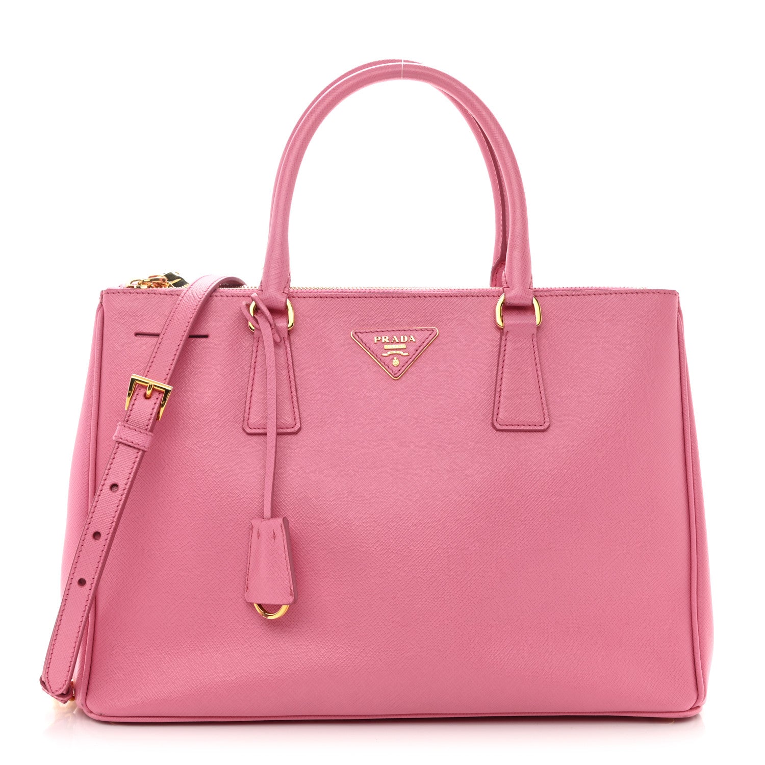 Prada Saffiano Medium Galleria Double Zip Tote Geranio 1 of 8