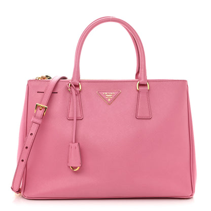 Prada Saffiano Medium Galleria Double Zip Tote Geranio 1 of 8
