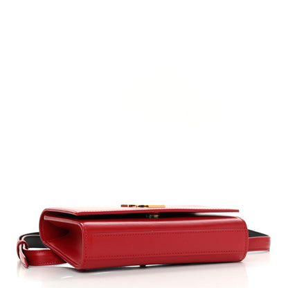 Saint Laurent Smooth Calfskin Monogram Kate Belt Bag Rouge Eros 4 of 10