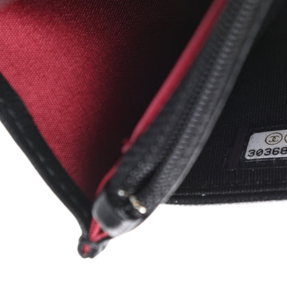 Chanel Shiny Goatskin Quilted Chanel 19 Wallet On Chain WOC Black 8 of 13