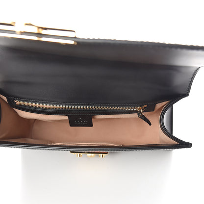 Gucci Guccissima Medium Padlock Shoulder Bag Black 4 of 7