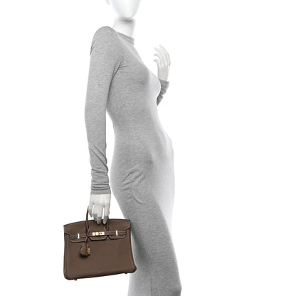 Hermes Togo Birkin 25 Etoupe 2 of 16