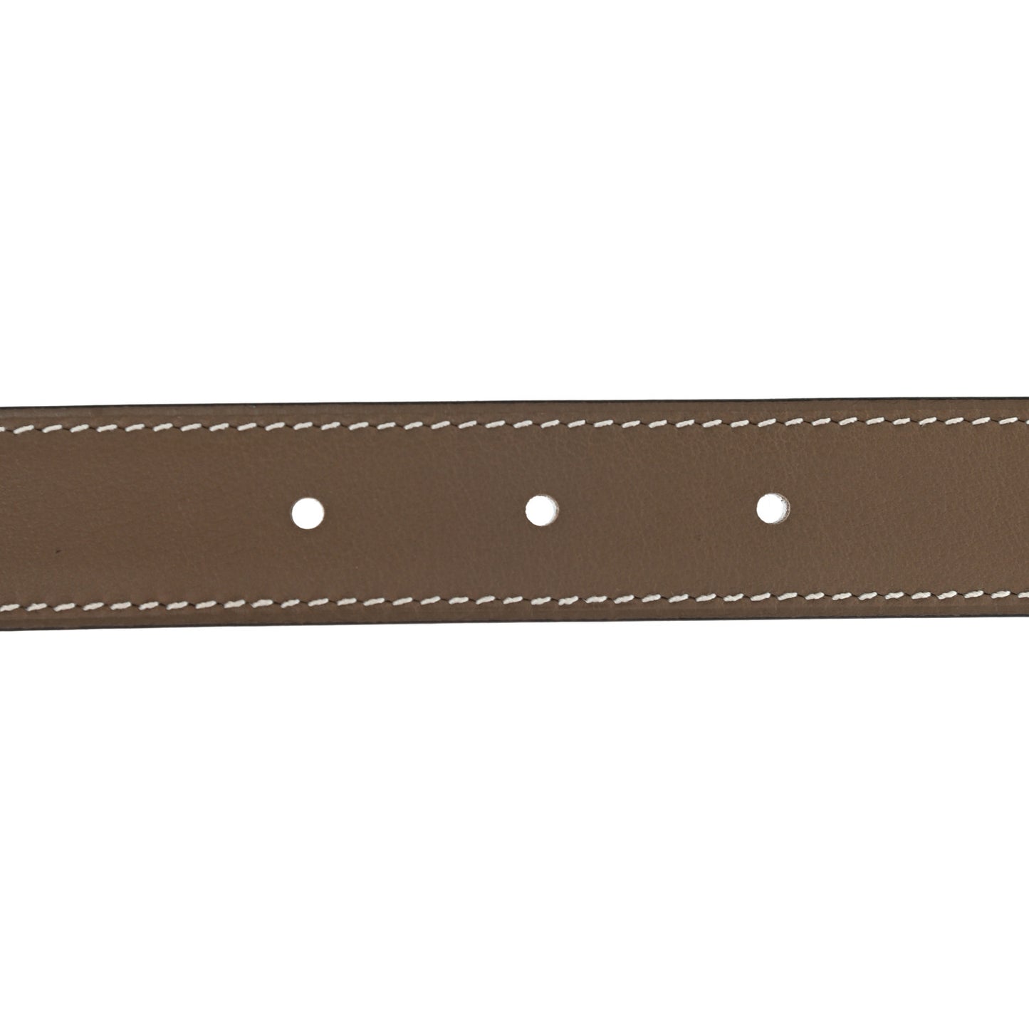 Swift Epsom 24mm Belt Strap 75 Etoupe White