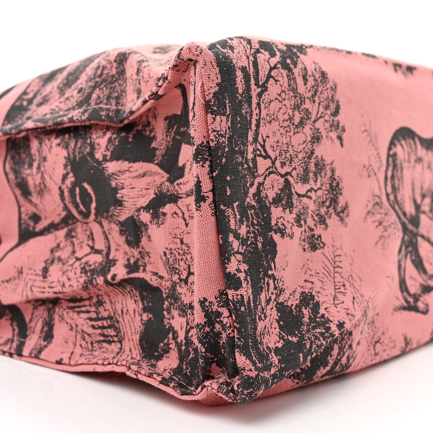 CHRISTIAN DIOR Canvas Dioriviera Tote Pink Grey