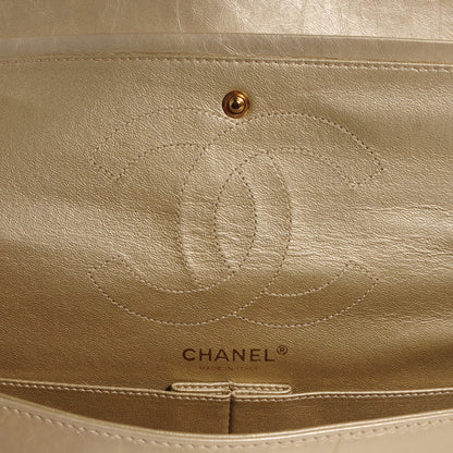 Chanel Metallic Aged Calfskin Quilted 2.55 Reissue 226 Flap Light Gold 6 of 8