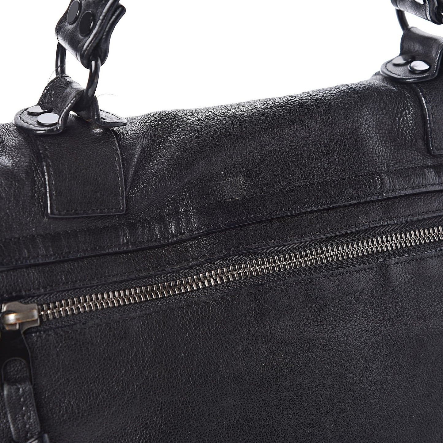 Lambskin Medium PS1 Satchel Black