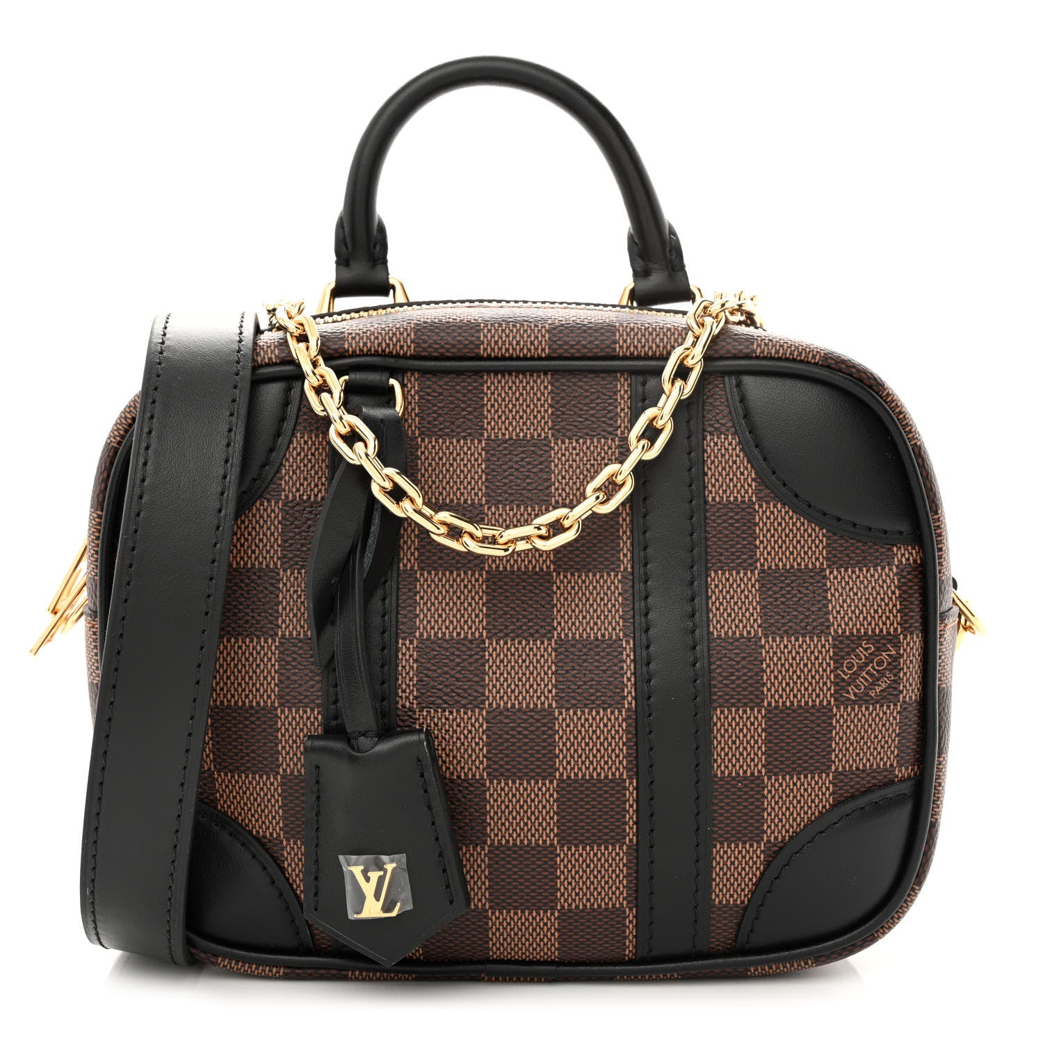 Louis Vuitton Damier Ebene Valisette Souple BB Black 1 of 11
