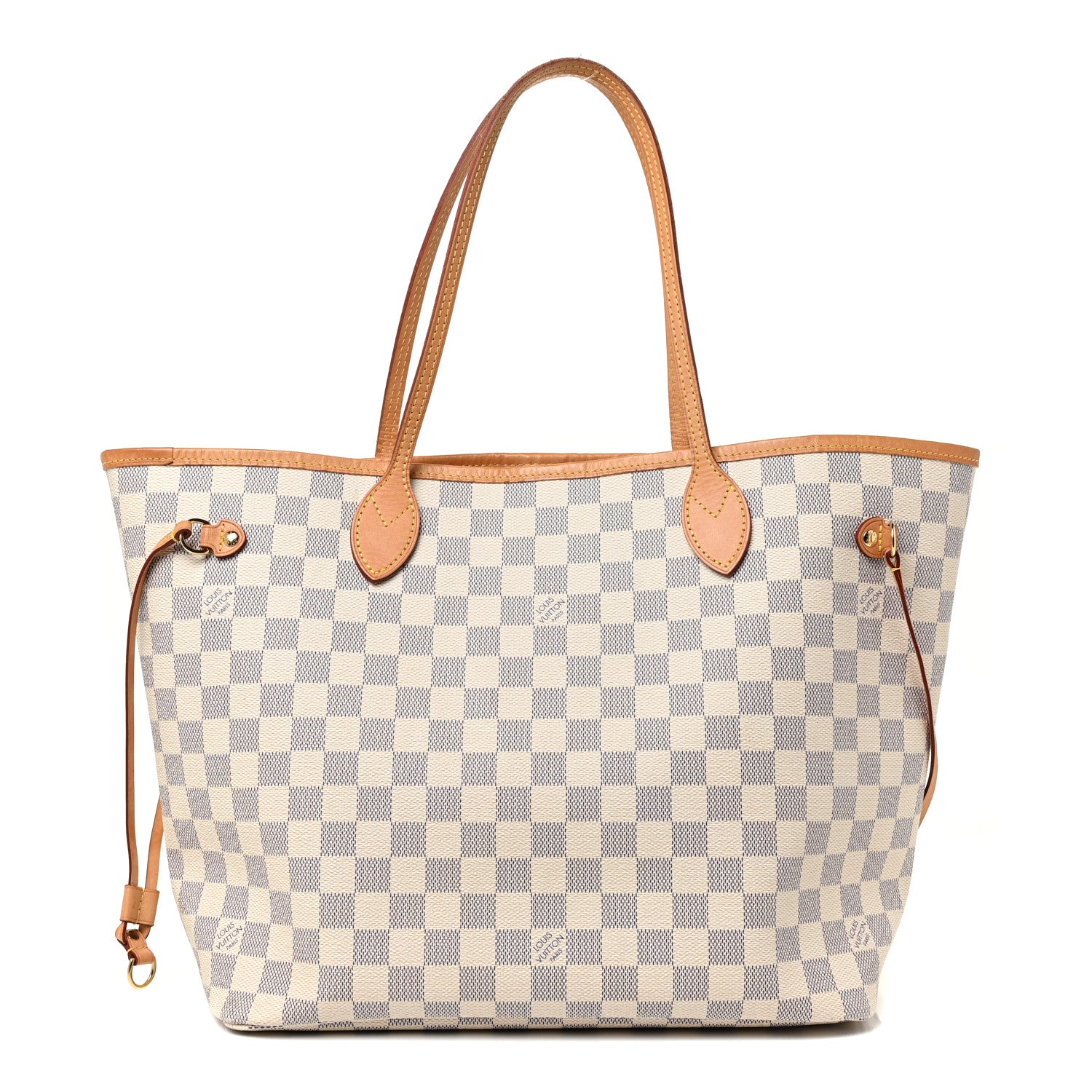 Louis Vuitton Damier Azur Neo Neverfull MM Rose Ballerine 1 of 20