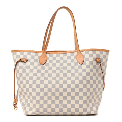Louis Vuitton Damier Azur Neo Neverfull MM Rose Ballerine 1 of 20