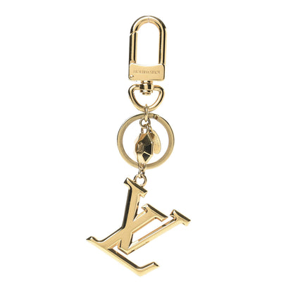 Louis Vuitton LV Facettes Bag Charm Key Holder Gold 1 of 4