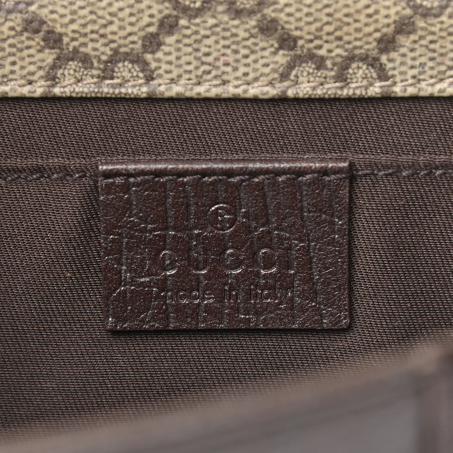 GG Monogram Plus Web Belt Bag Dark Brown