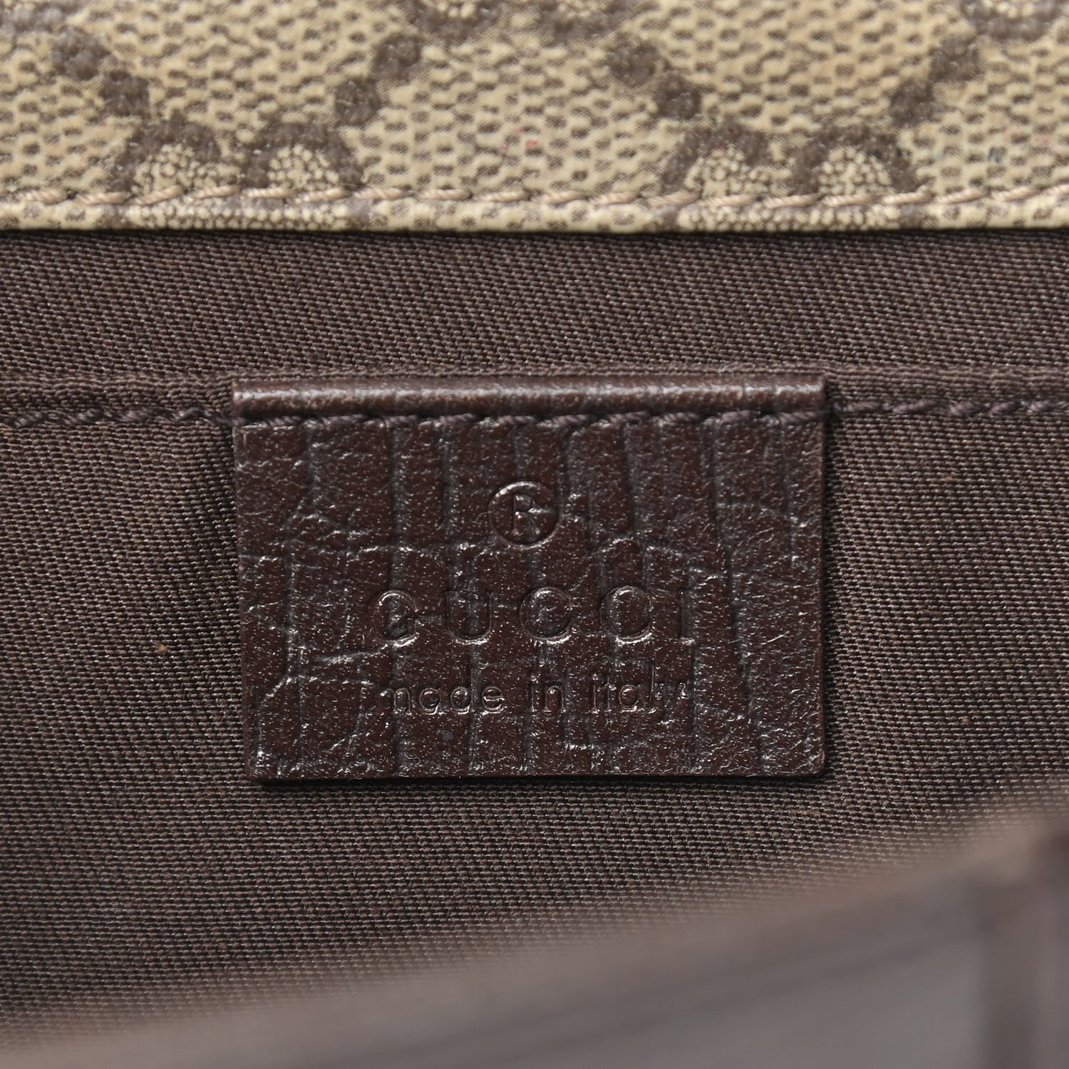 Gucci GG Monogram Plus Web Belt Bag Dark Brown 6 of 10