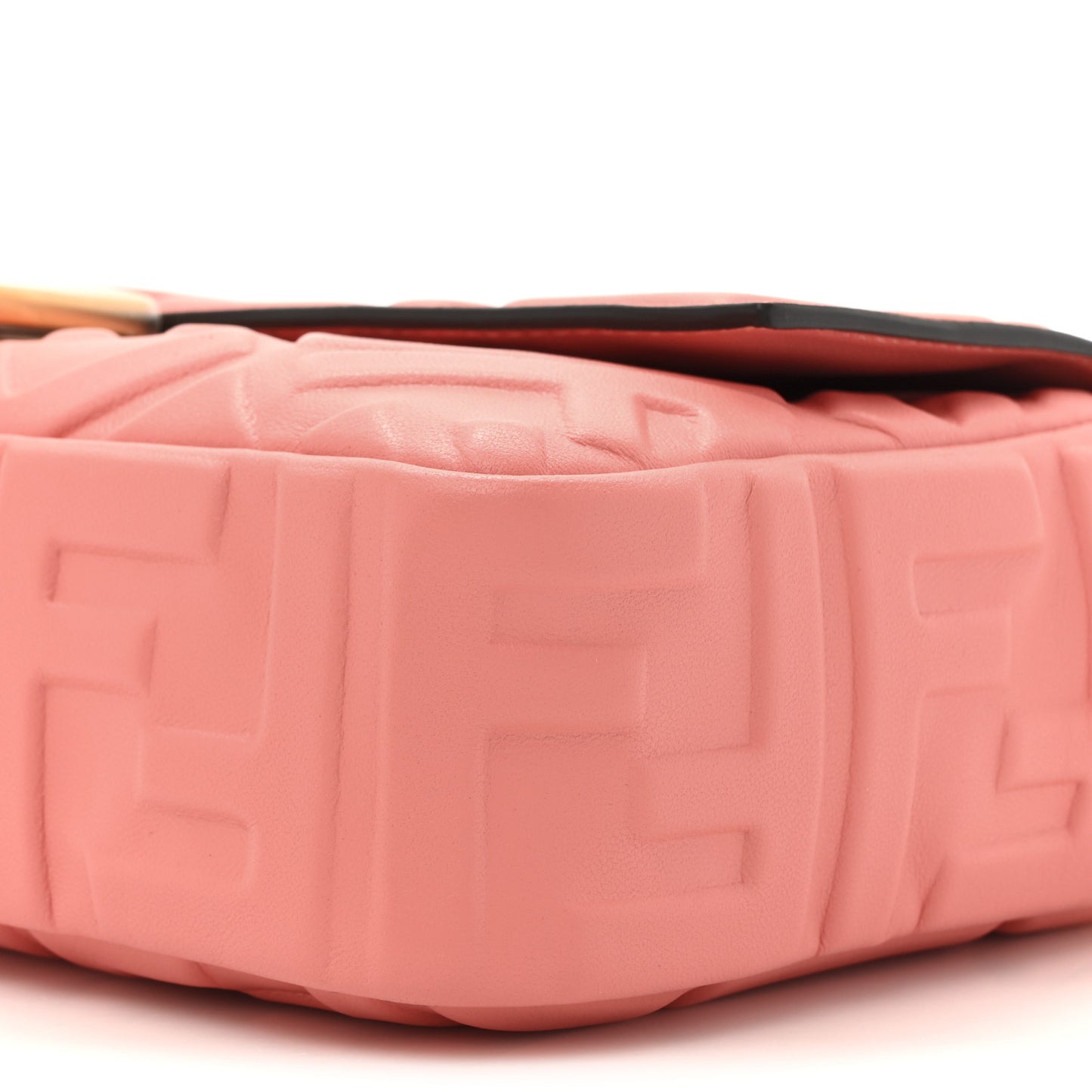 Nappa FF 1974 Embossed Baguette Rosa Pesca