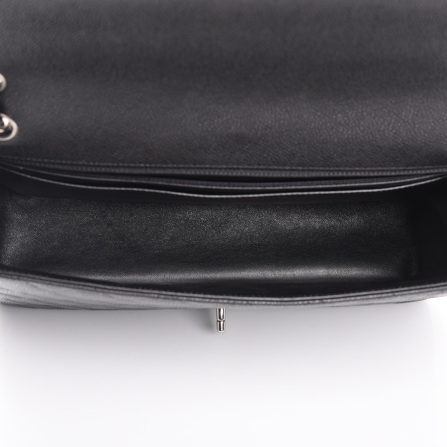 Caviar Quilted Maxi Single Flap Black