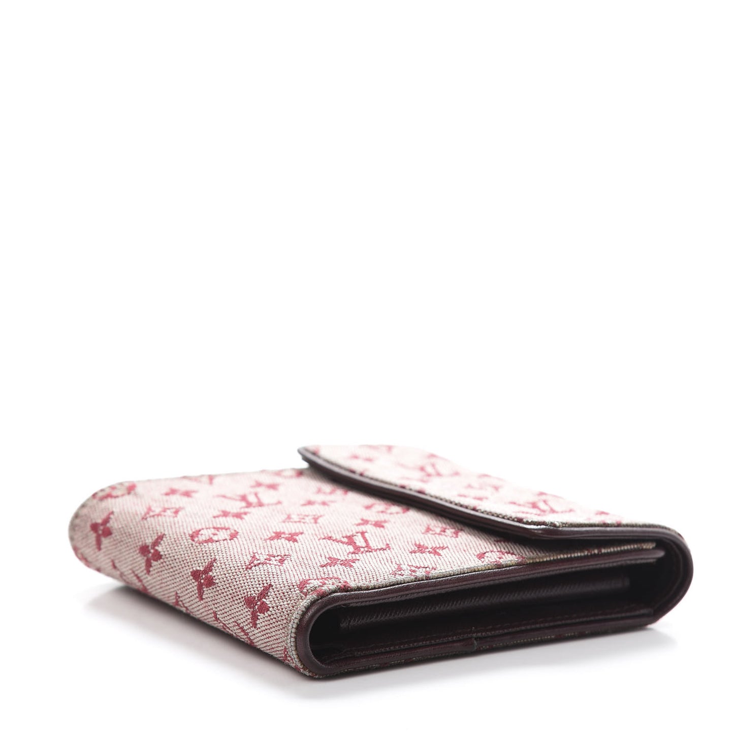 Mini Monogram Compact Wallet Cherry