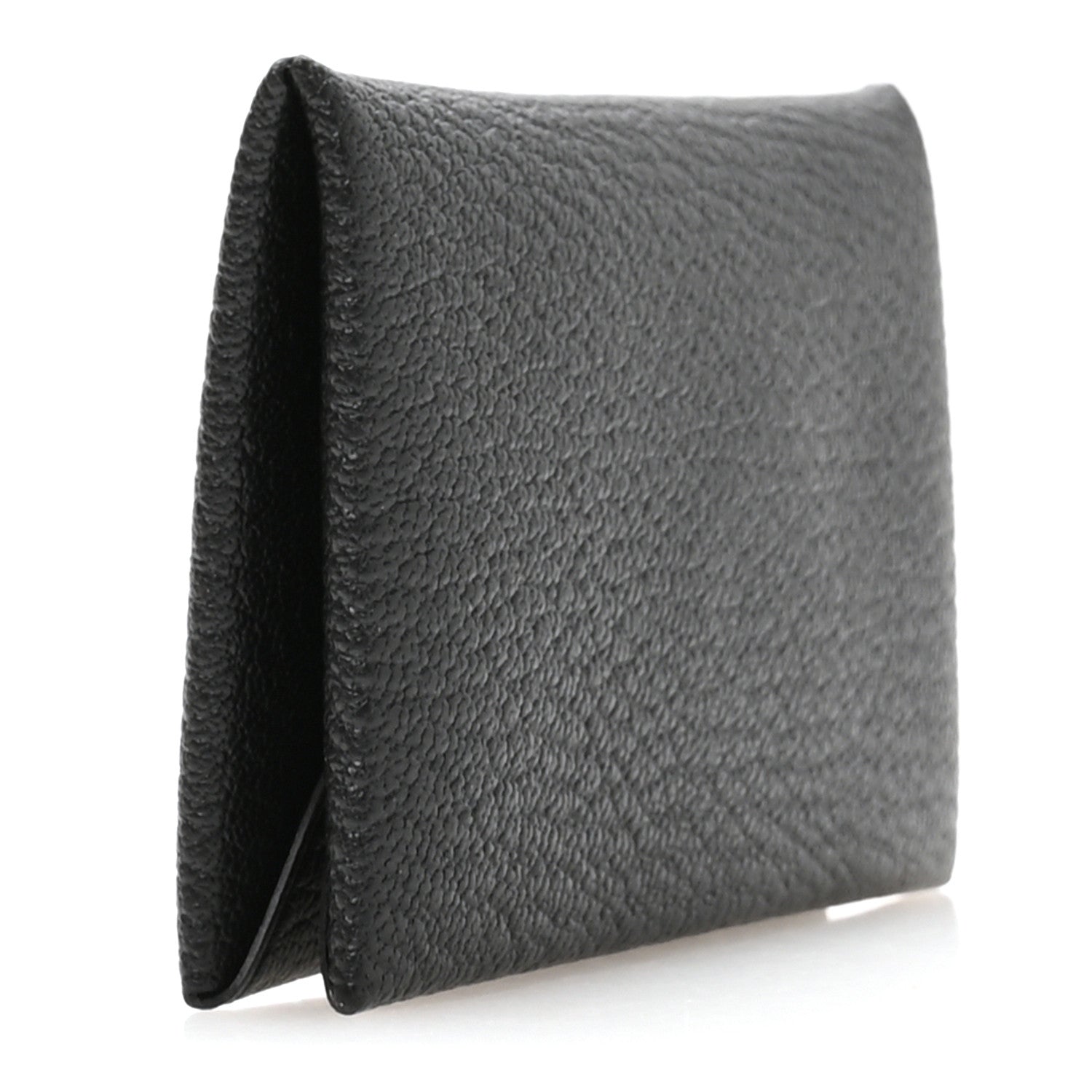 Hermes Chevre Mysore Calvi Card Case Black 3 of 7