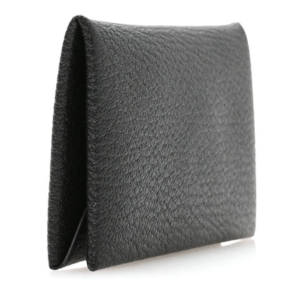 Hermes Chevre Mysore Calvi Card Case Black 3 of 7