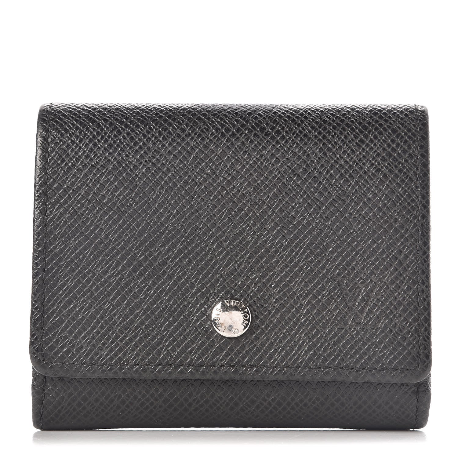 Louis Vuitton Taiga Serguei Wallet Ardoise 1 of 9
