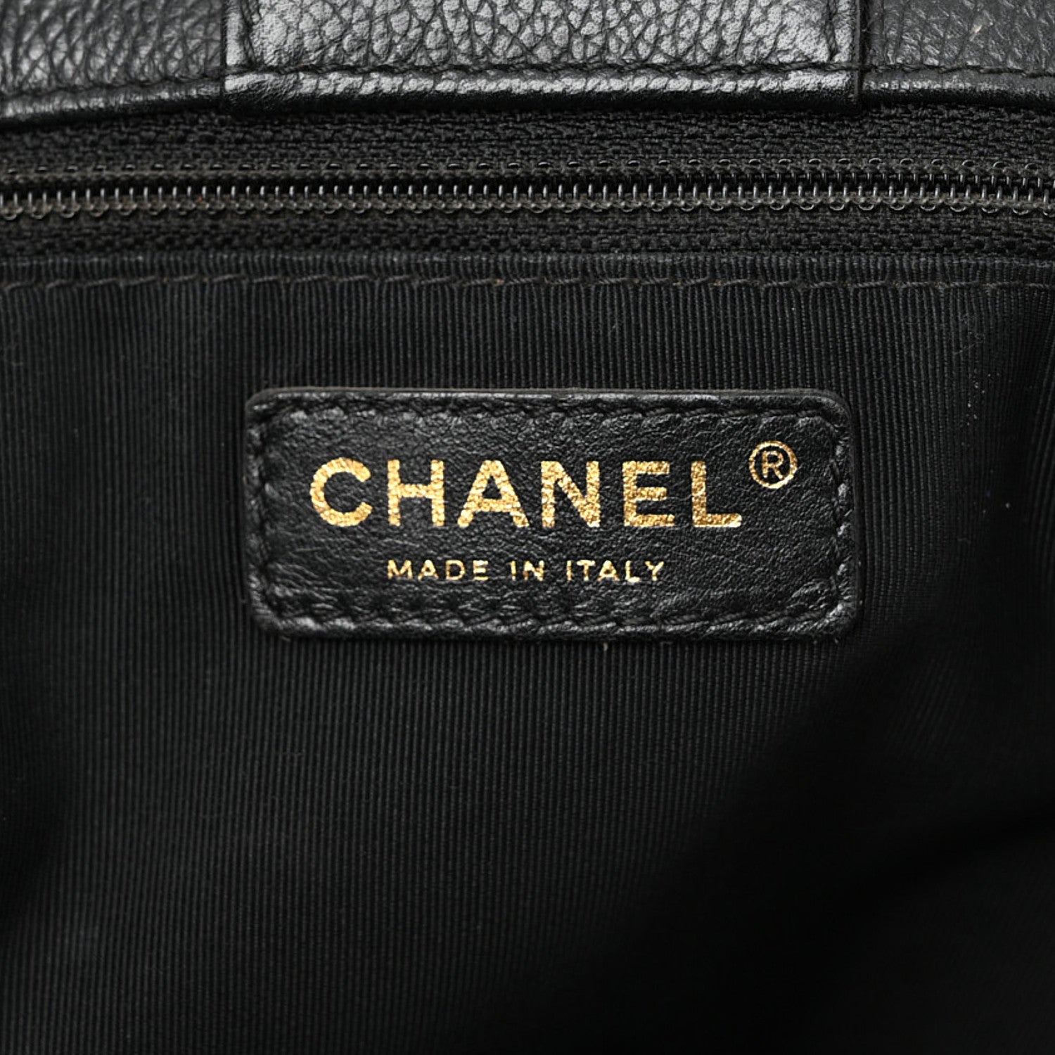 Chanel Calfskin Cerf Executive Shopper Tote Black 5 of 17