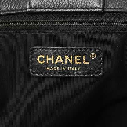 Chanel Calfskin Cerf Executive Shopper Tote Black 5 of 17