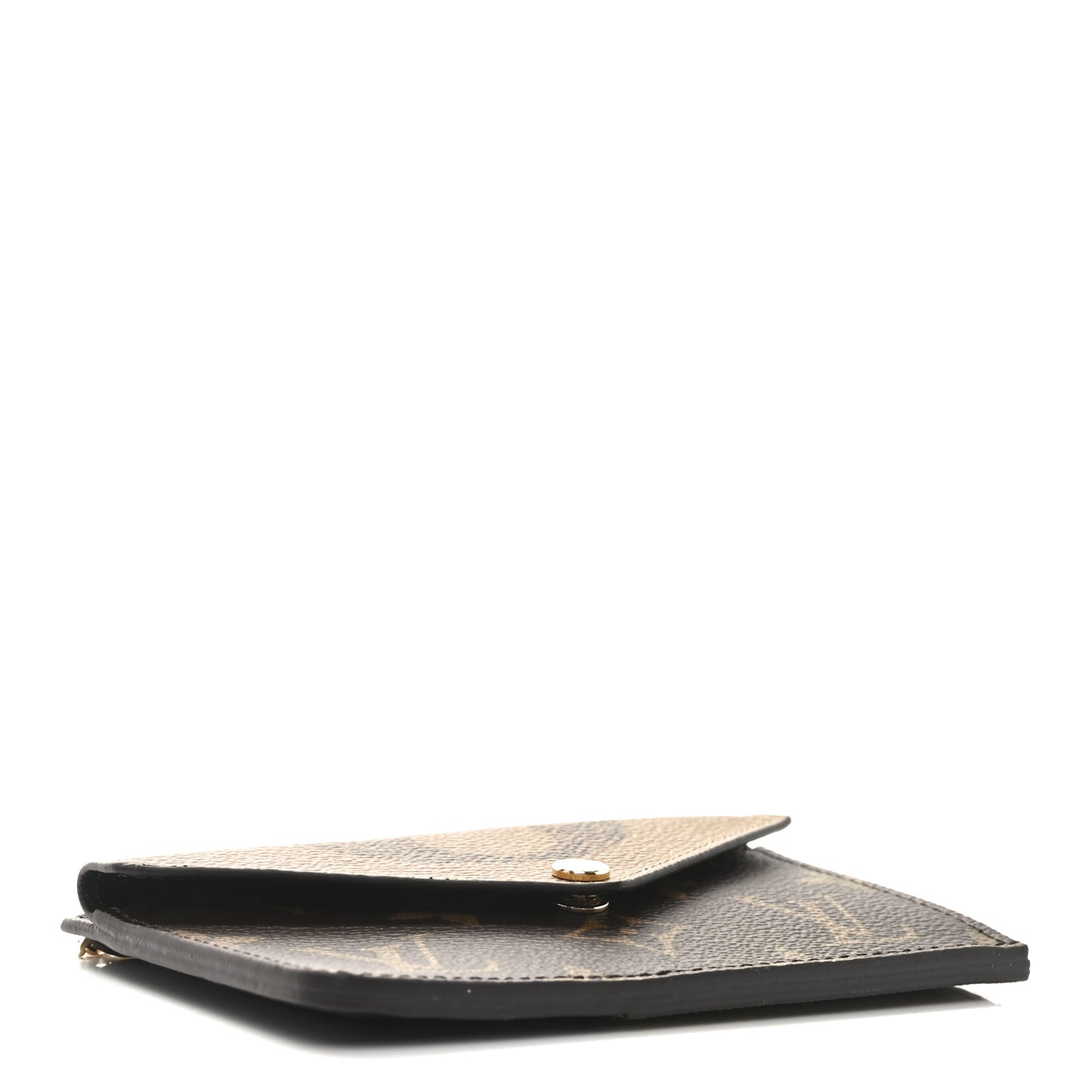 Reverse Monogram Recto Verso Card Holder Brown