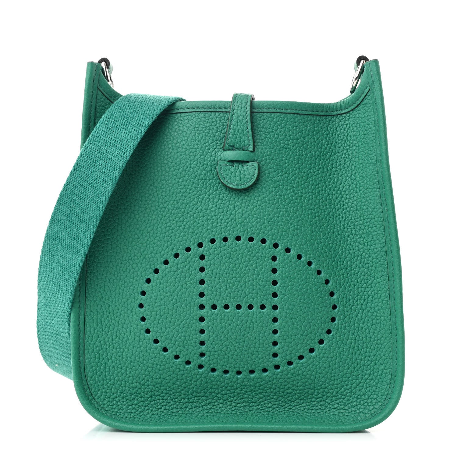 Hermes Taurillon Maurice Evelyne TPM Vert Jade 1 of 10