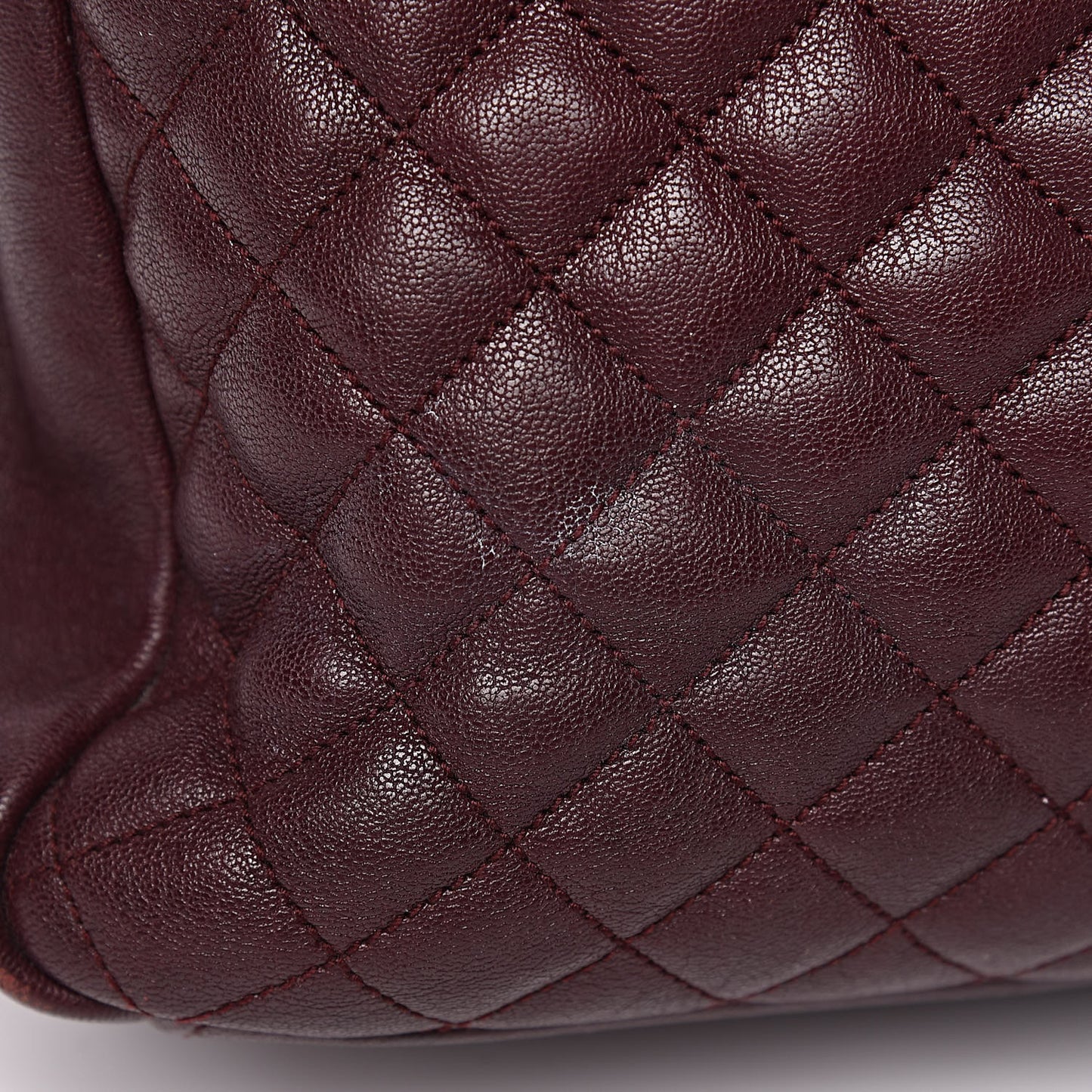 Calfskin Mixed Matelasse Triquilt Large Monogram Envelope Satchel Bordeaux