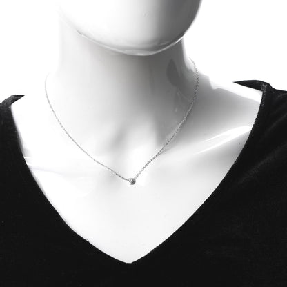 Cartier 18K White Gold Diamond LM D'Amour Pendant Necklace 2 of 6