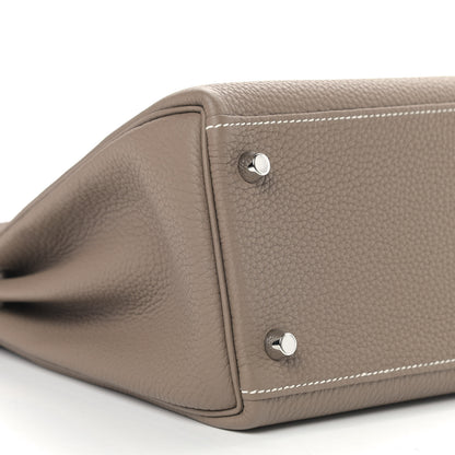 Hermes Togo Kelly Retourne 28 Etoupe 6 of 10