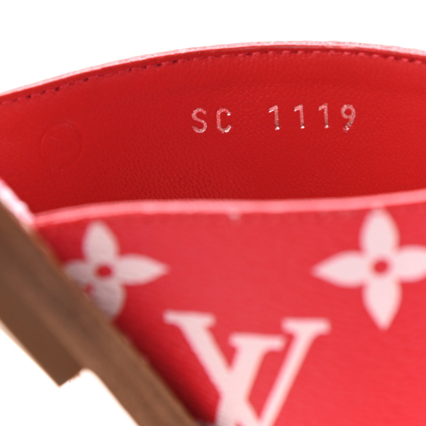 Monogram Escale Palma Sandals 37.5 Rouge