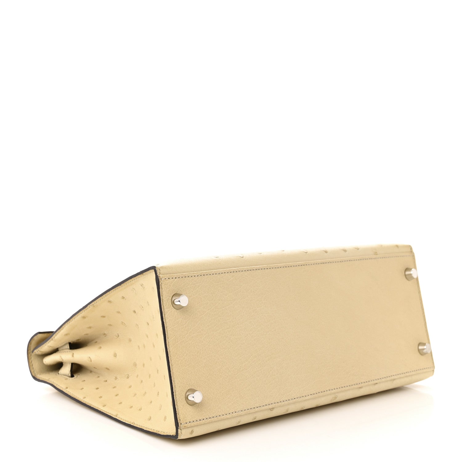 Hermes Ostrich Kelly Sellier 28 Parchemin 4 of 11