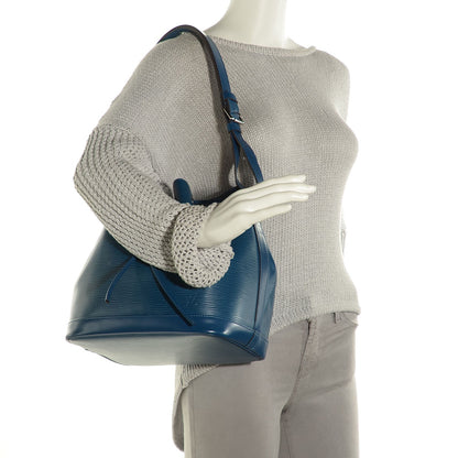 Louis Vuitton Epi Petit Noe NM Saphir 2 of 8